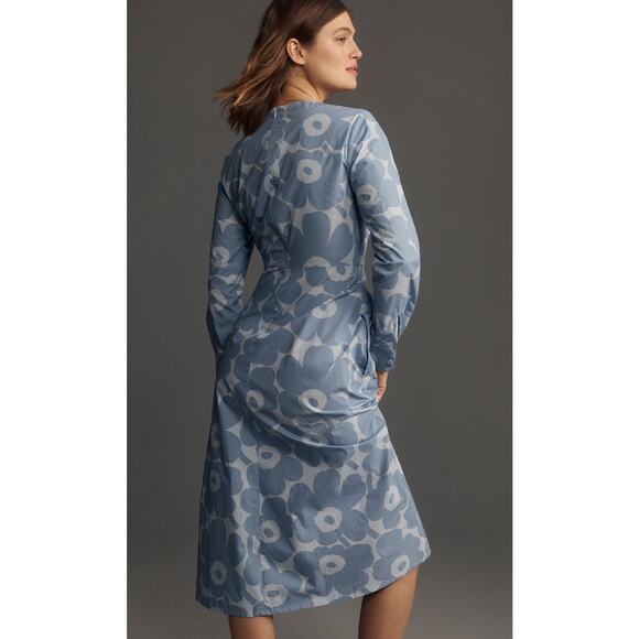 nwt ANTHROPOLOGIE x MARIMEKKO sz M Katse Unikko Midi - Picture 4 of 4